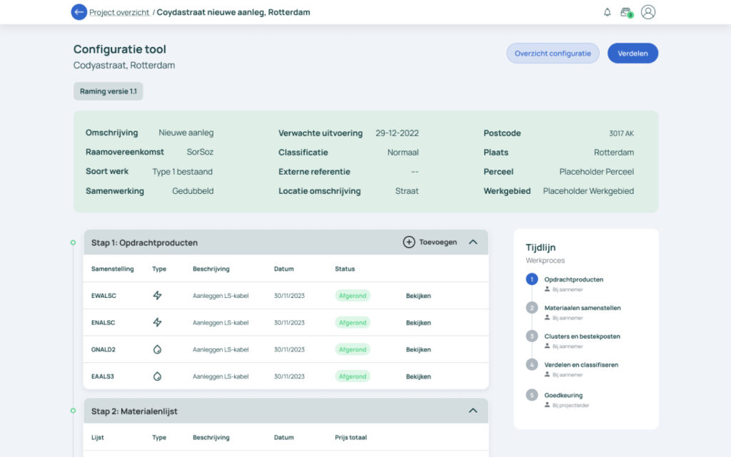 Infradock configuratie tool